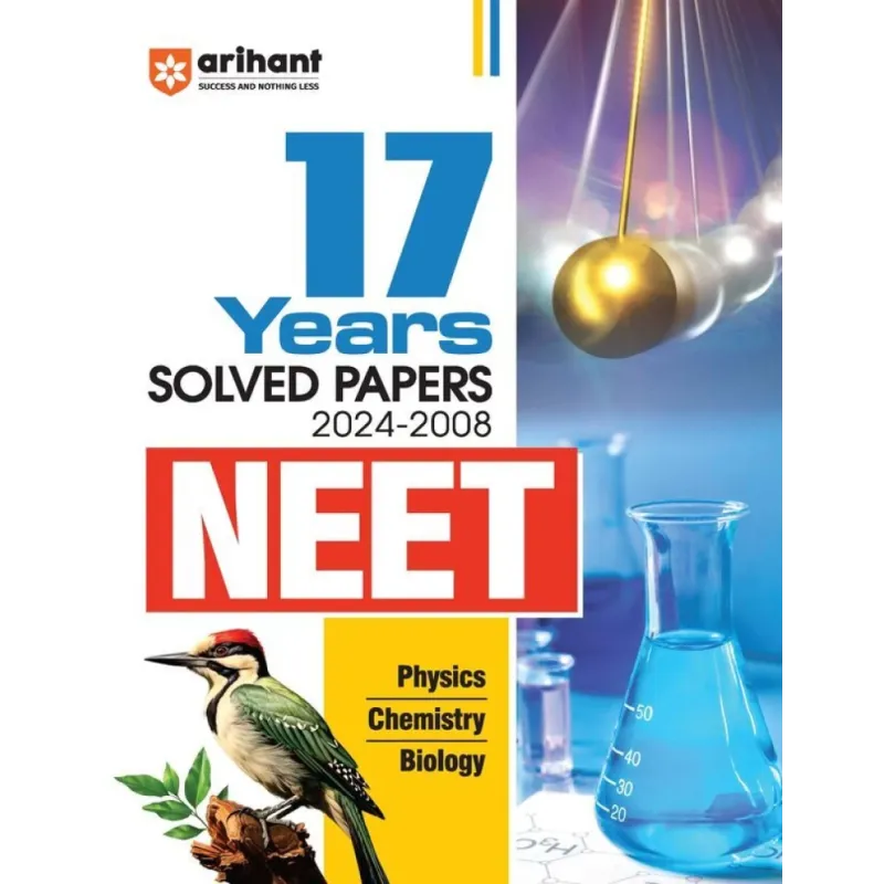 17 Years Solved Papers 2024-2008 NEET Physics Chemistry Biology