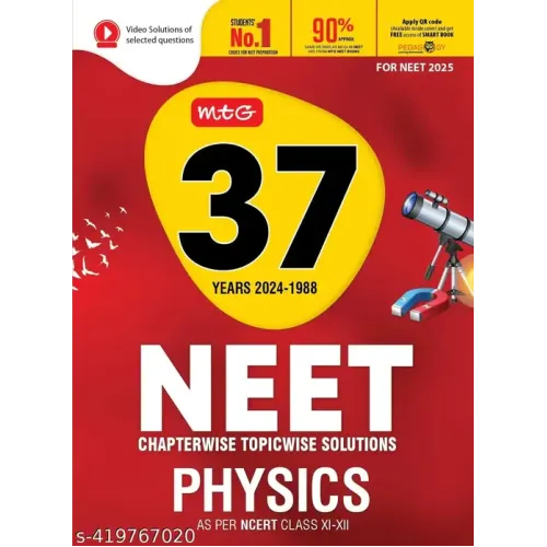 MTG 37 YEARS 2024-1988 NEET PHYSICS CLASS XI-XII