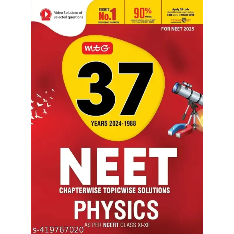 MTG 37 YEARS 2024-1988 NEET PHYSICS CLASS XI-XII